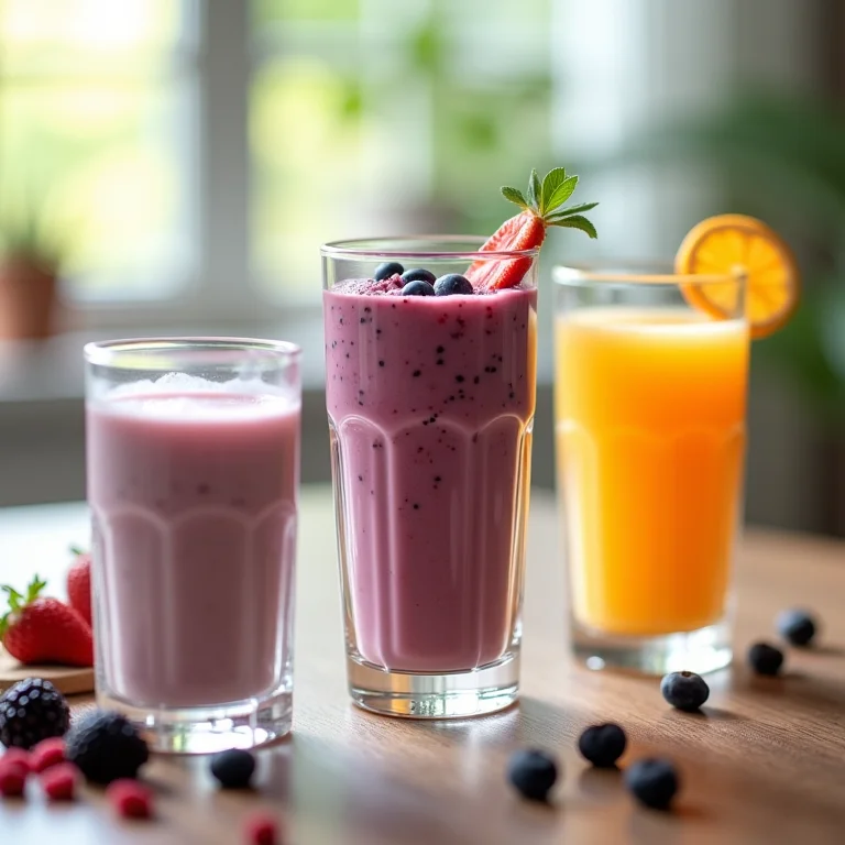 Açaí sendo batido com leite, água e suco.