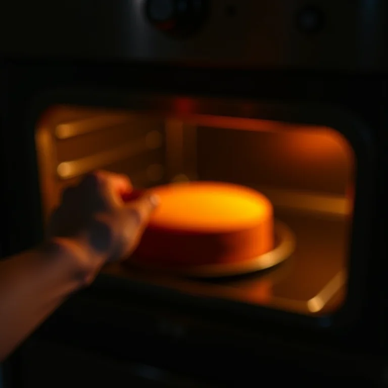 Alguém abrindo a porta do forno