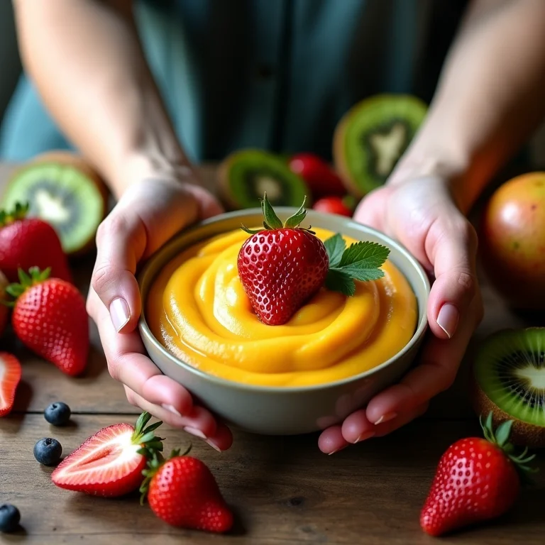 Alternativas de frutas para o mousse.