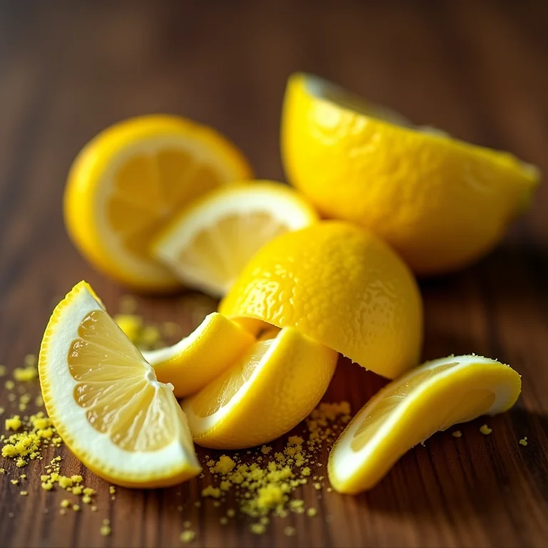 Aproveitando cada parte do limão para um toque especial