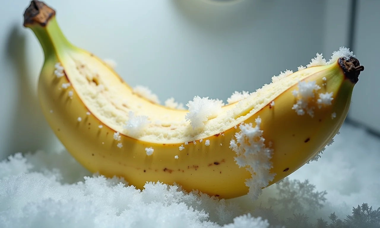 Banana split congelada.