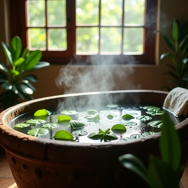 Banho calmante com Cipó-Mil-Homens