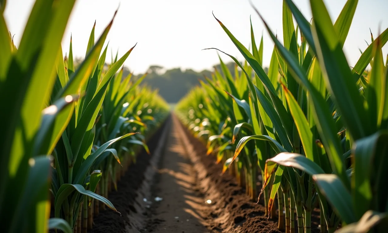 Cana RB966928 em campo.