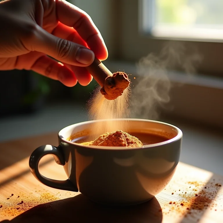 Canela acelerando o metabolismo.
