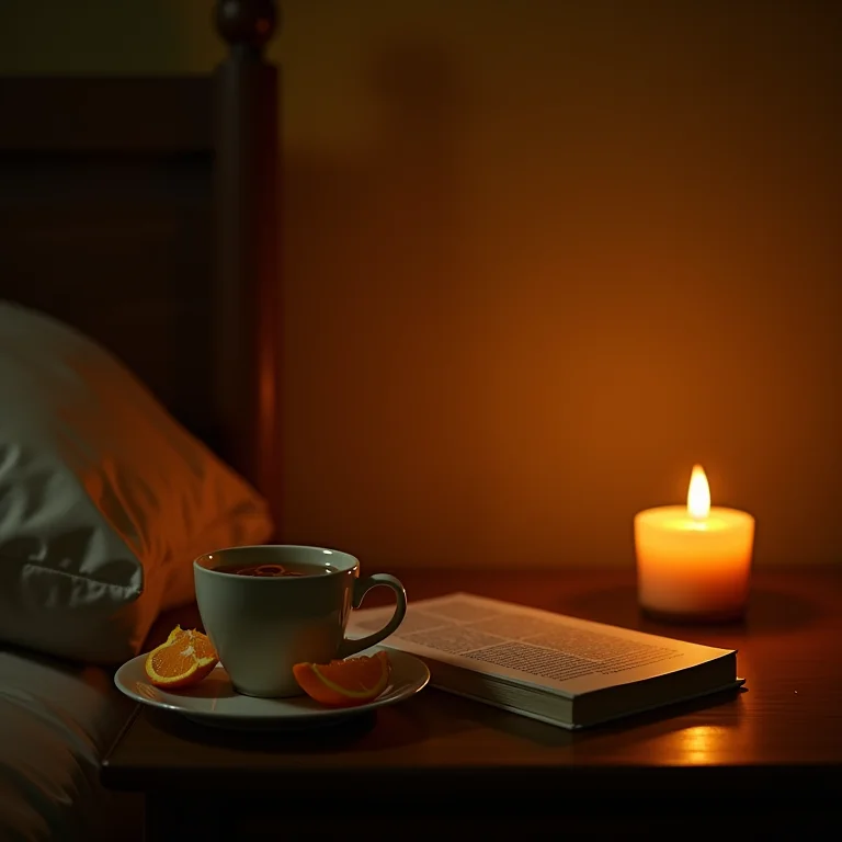 Chá de casca de laranja para um sono tranquilo.