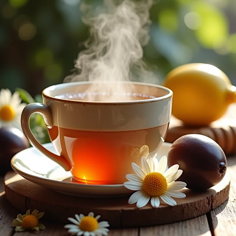 Chá de maracujá e camomila para fortalecer o sistema imunológico