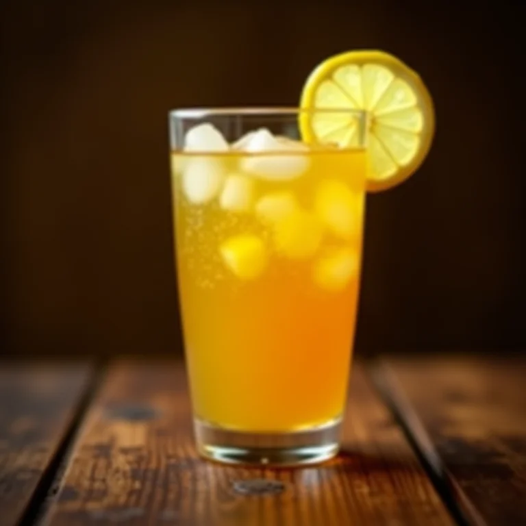 Chá gelado de dente-de-leão com limão