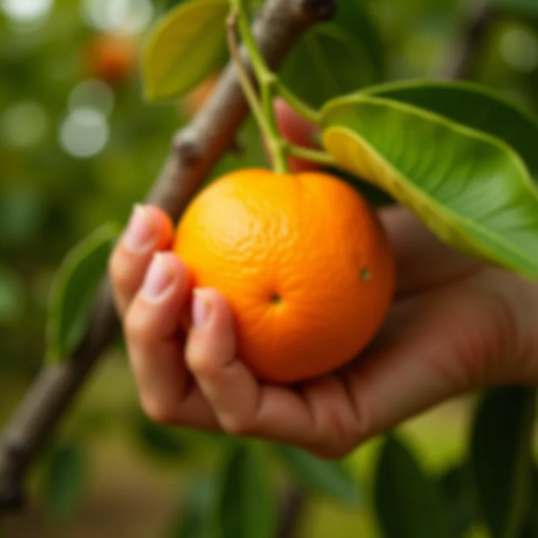 Como identificar uma tangerina madura.
