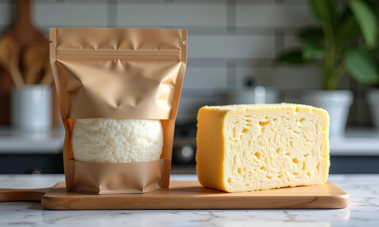 Comparação entre fermento biológico seco e fresco.