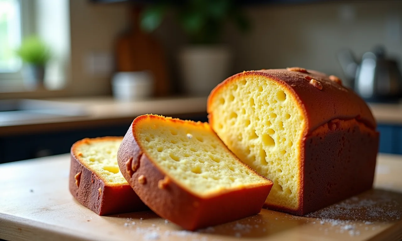 Comparação entre um pedaço de panetone úmido e um seco.