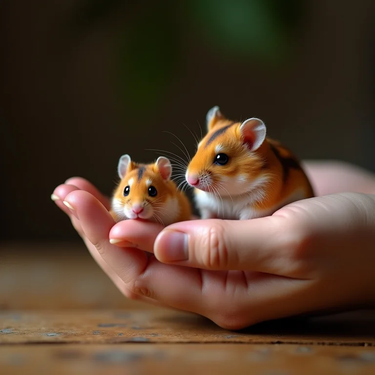 Comparativo entre hamster sírio e hamster anão