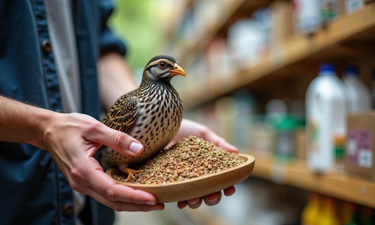 Compra de codornas e ração de qualidade.