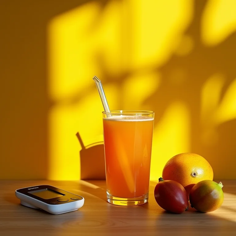 Controle do açúcar no sangue com suco de pitanga