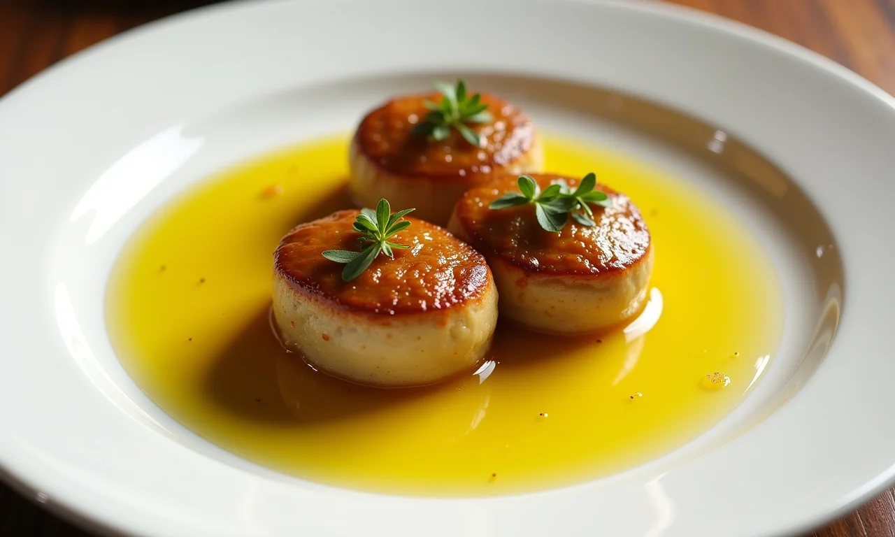 Couve refogada com alho brilhando com azeite em um prato branco.