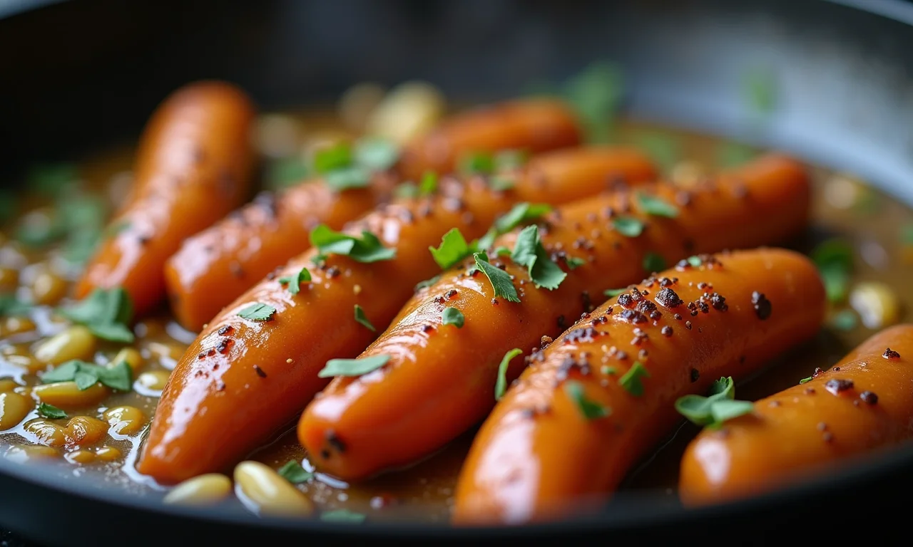 Couve refogada com alho sendo temperada com especiarias na panela.