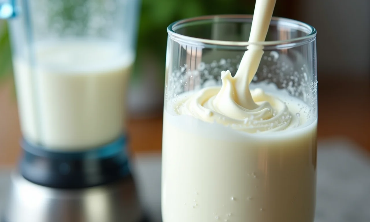 Creme de leite gelado para a mousse.