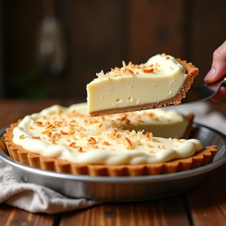 Cremosidade irresistível da torta de coco