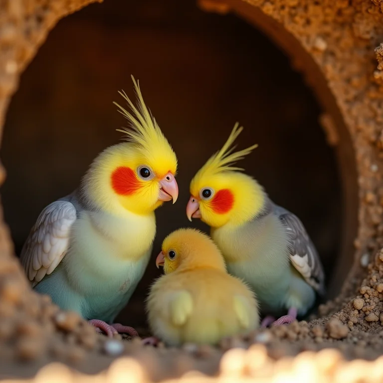 Cuidados extras durante a reprodução de calopsitas