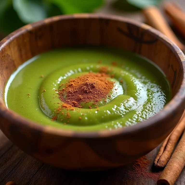 Curau de milho verde com canela