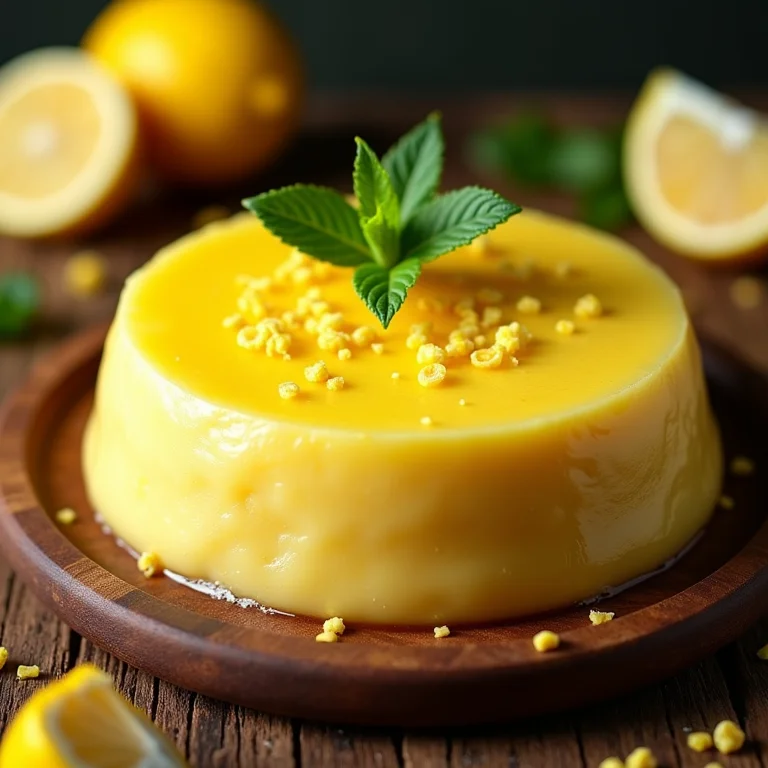 Decoração criativa para pavê de limão