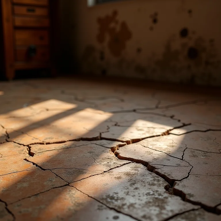 Desvantagens do piso de cimento queimado: rachaduras e manchas