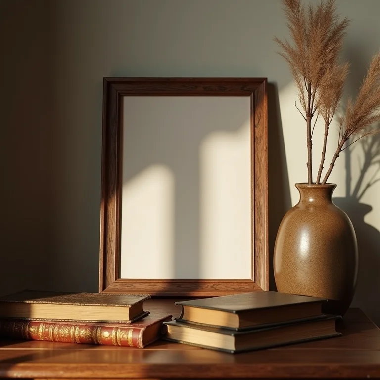 Detalhes que contam histórias e aquecem o coração em um quarto rústico.