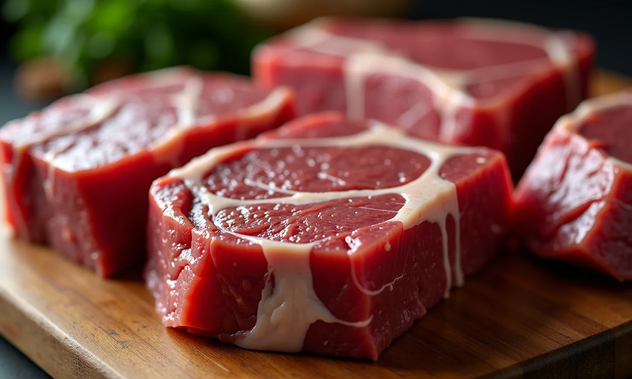 Diferentes cortes de carne bovina ideais para carne de panela.