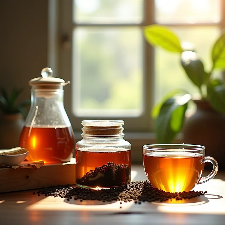 Diferentes tipos de chá para usar no chá gelado