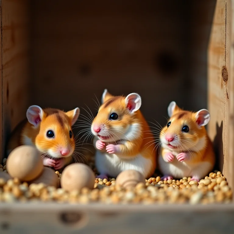 Diferentes tipos de hamsters