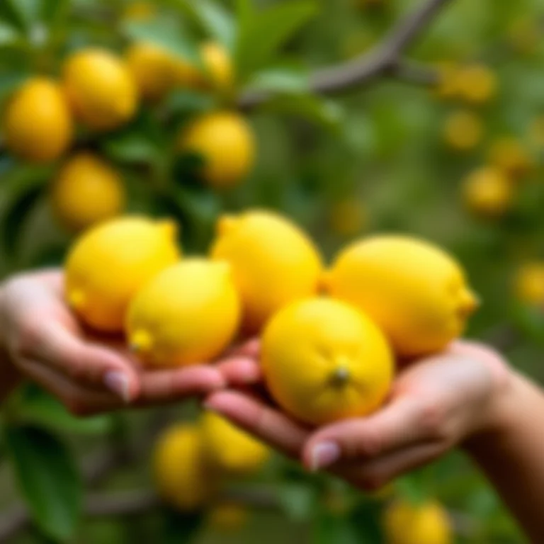 Diferentes tipos de limão para fazer limoncello.