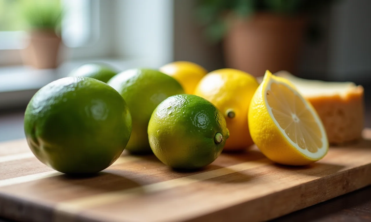 Diferentes tipos de limão.