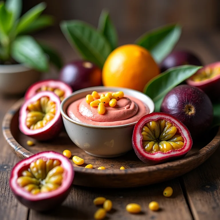 Diferentes tipos de maracujá para mousse