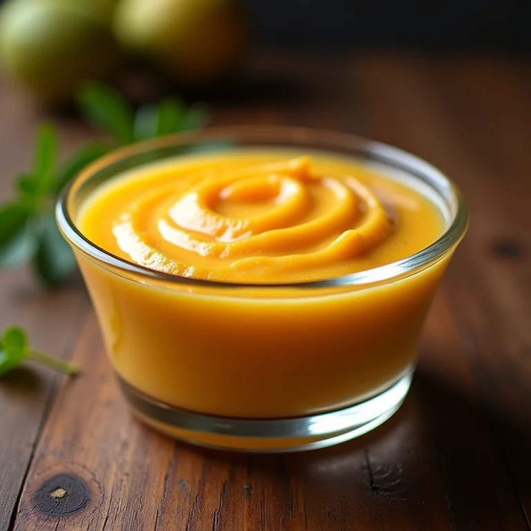 Doce de abóbora light em tigela de vidro.