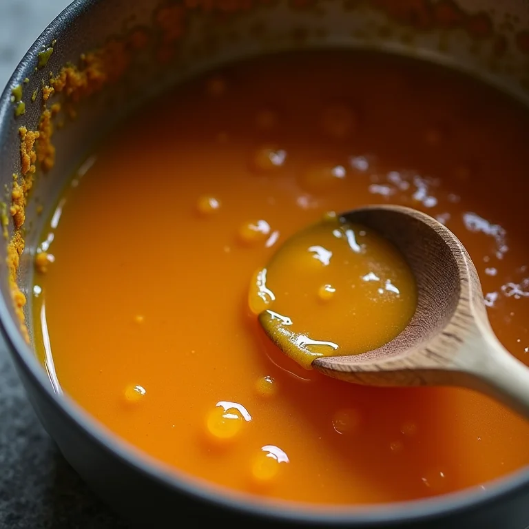 Doce de abóbora sendo preparado com adoçante.