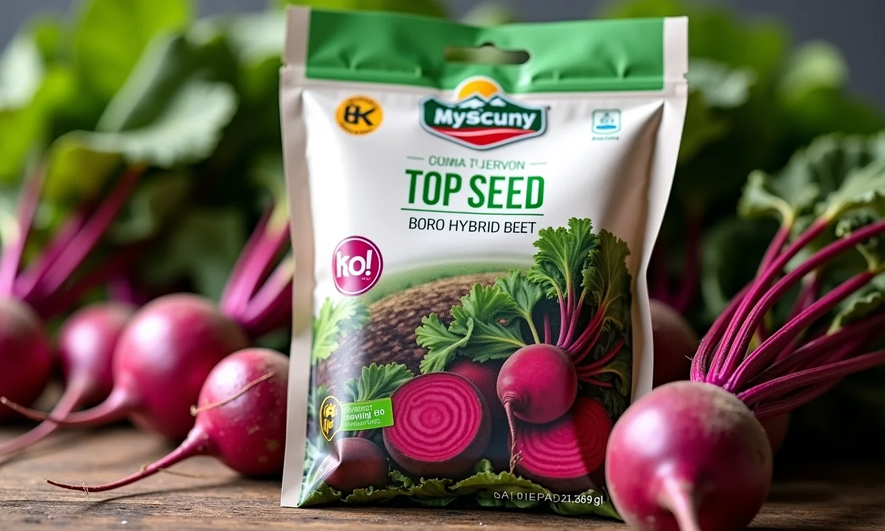 Embalagem de sementes de Beterraba Híbrida Topseed Plus Boro.