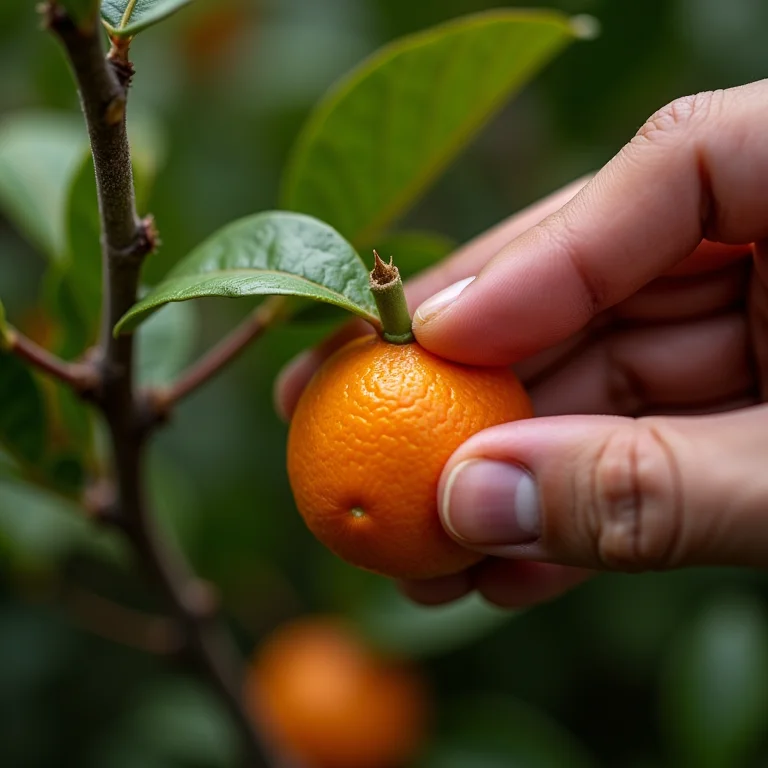 Enxertia de tangerina ponkan em porta-enxerto