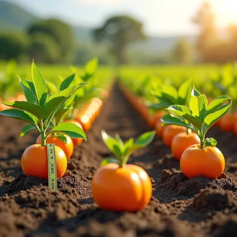 Espaçamento ideal entre mudas de tangerina ponkan