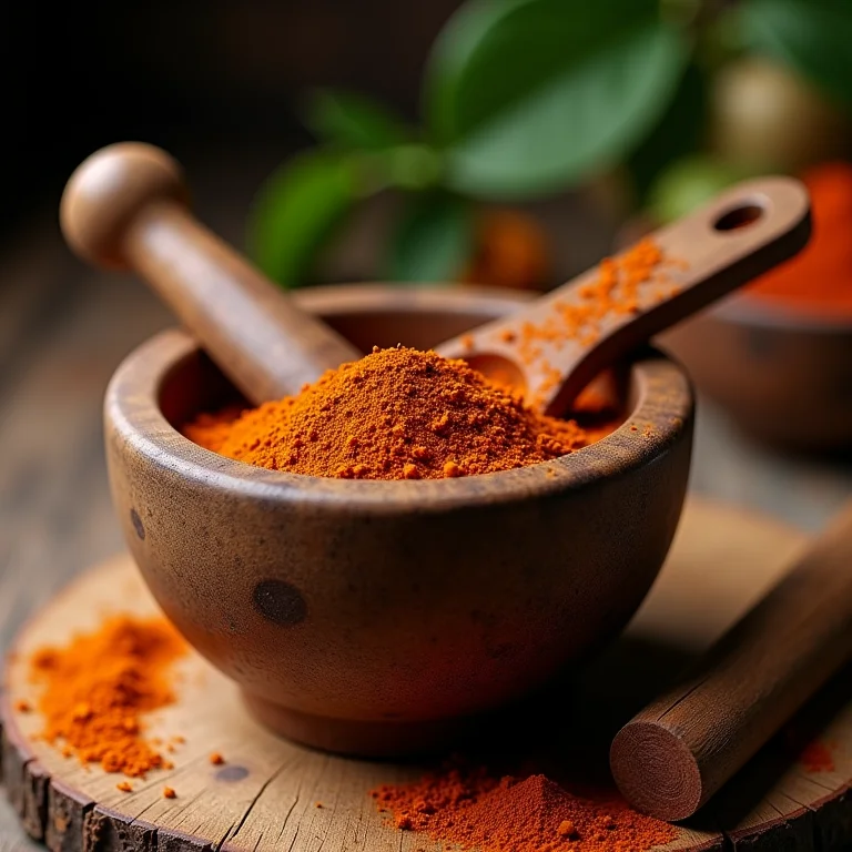 Especiarias e temperos frescos para o feijão tropeiro.