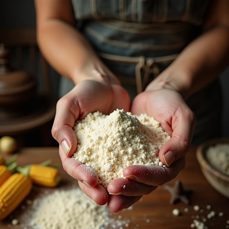 Farinha de milho de qualidade para o feijão tropeiro.
