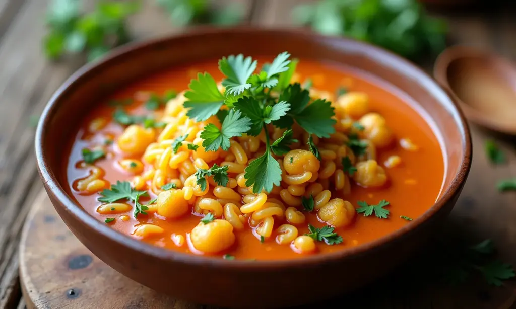 Farofa de cuscuz apetitosa em uma tigela rústica.