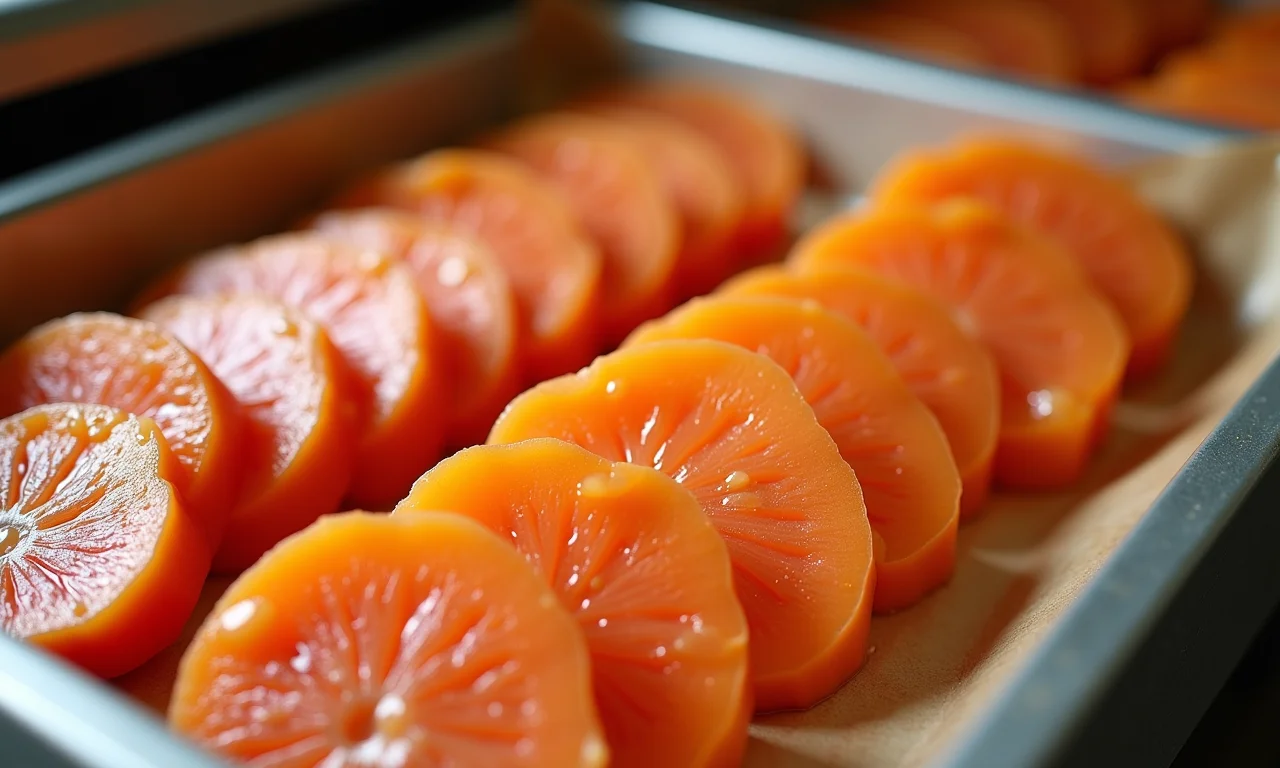 Fatias de Sopa Paraguaia embaladas individualmente, prontas para congelar.