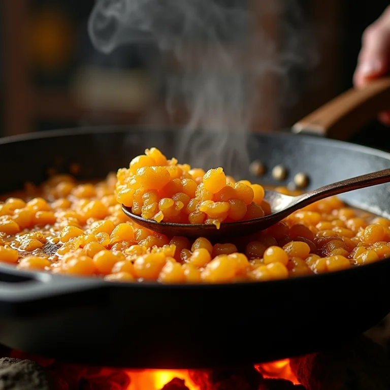Feijão tropeiro vegetariano crocante