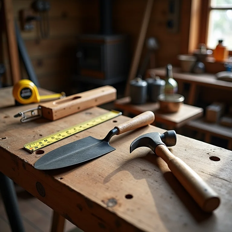 Ferramentas para construir fogão a lenha