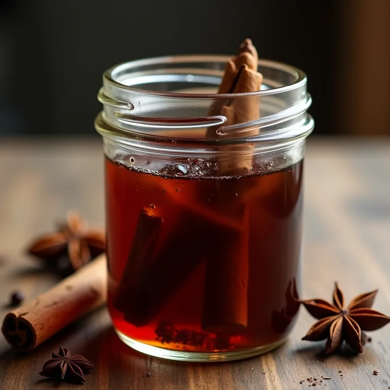 Geleia de café com especiarias: canela, anis estrelado e cravo.