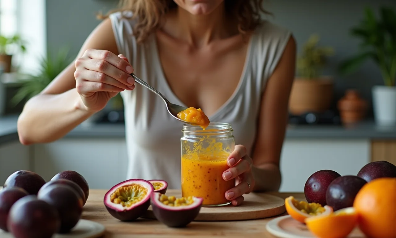 Geleia de maracujá com adoçante: substituição do açúcar na receita.