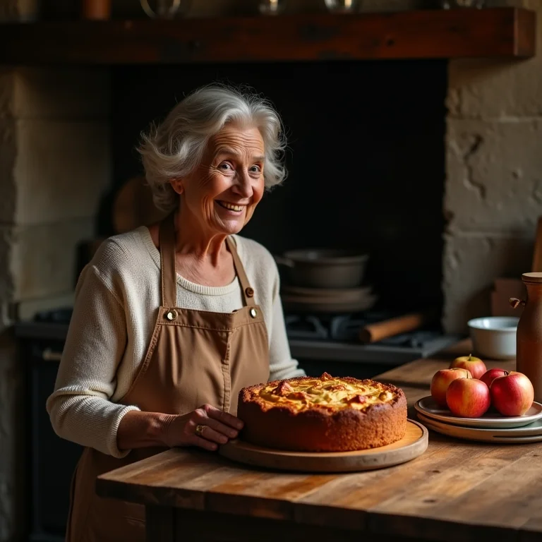 História do bolo de maçã