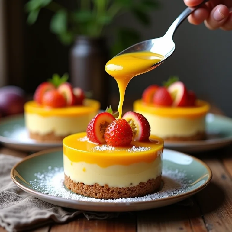 Ideias criativas com pudim de maracujá.