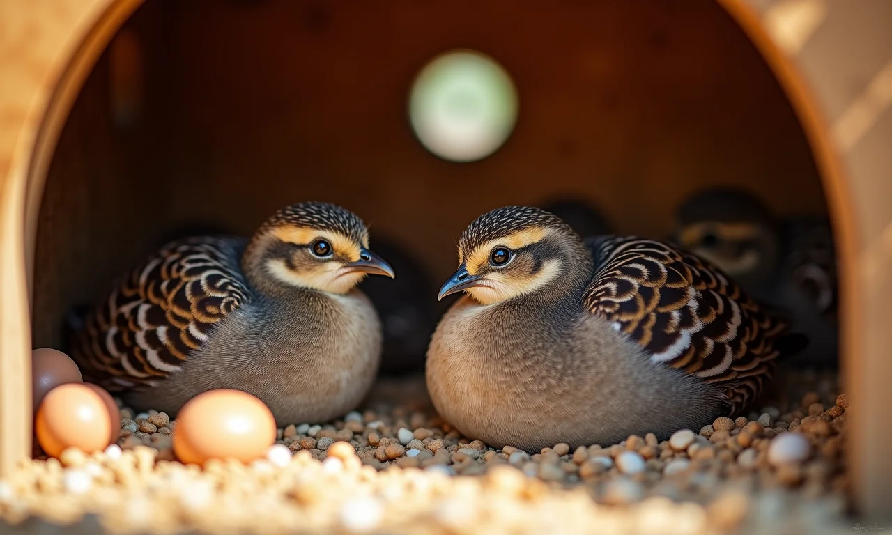 Iluminação adequada para postura de codornas.