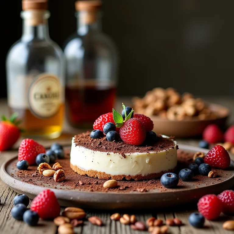 Ingredientes extras para personalizar o seu tiramisu.