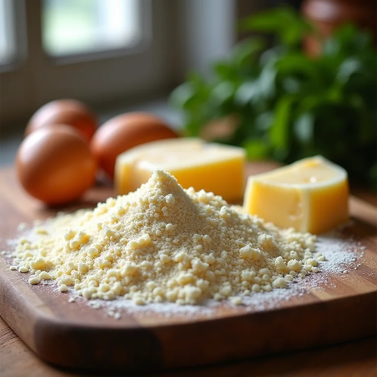 Ingredientes para Nhoque de Sêmola